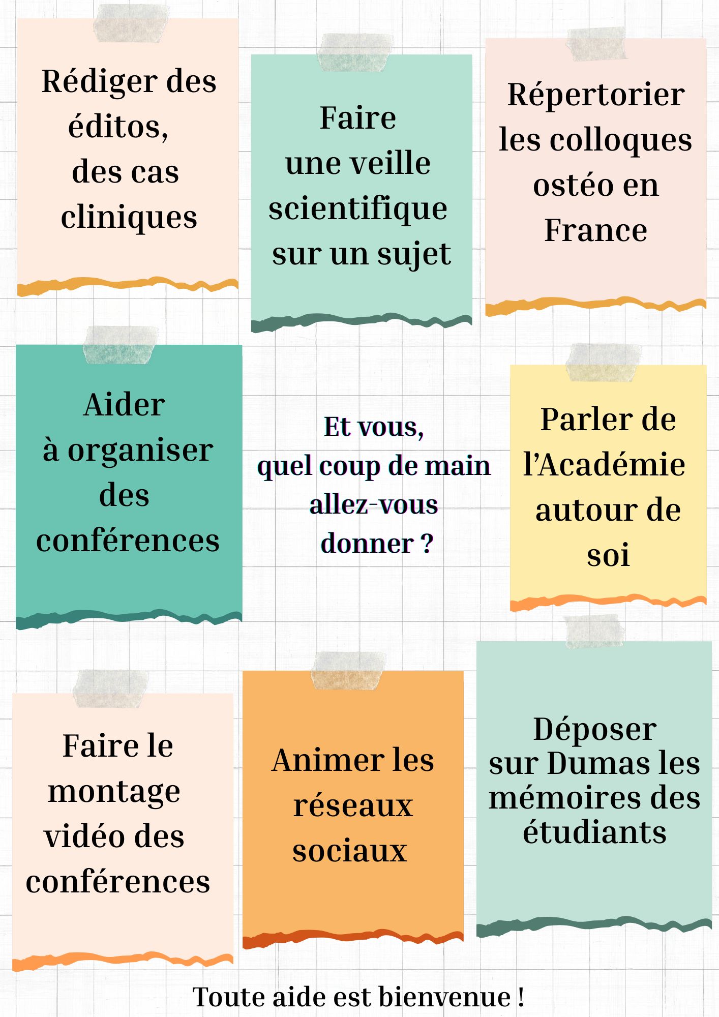 devevnir bénévole pour L'Académie d'Ostéopathie